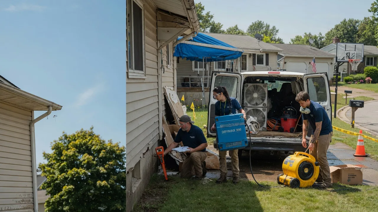 Ceiling Leak Cleanup in Fowler, MI near me