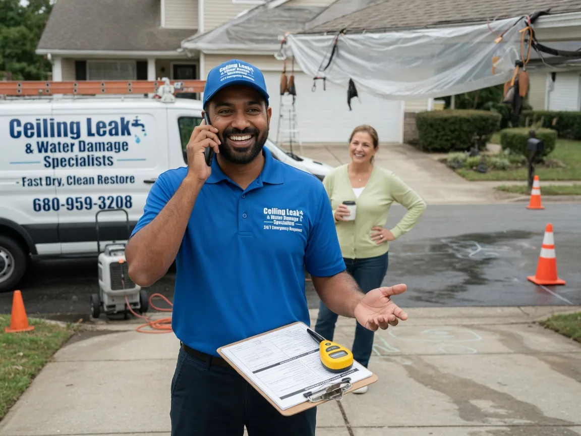 Ceiling Leak Cleanup Fowler, MI FAQs